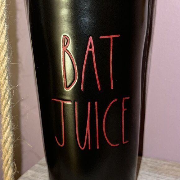 Rae dunn BAT JUICE Ceramic travel cup - Picture 2 of 5